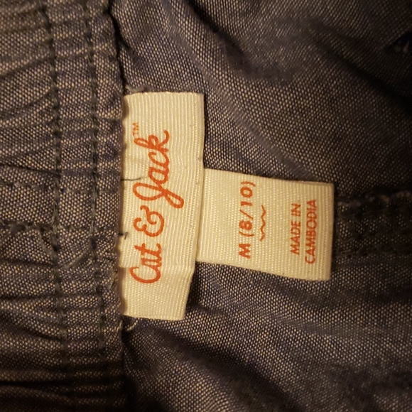 Cat & Jack chambray shorts size M NWOT - Picture 2 of 3